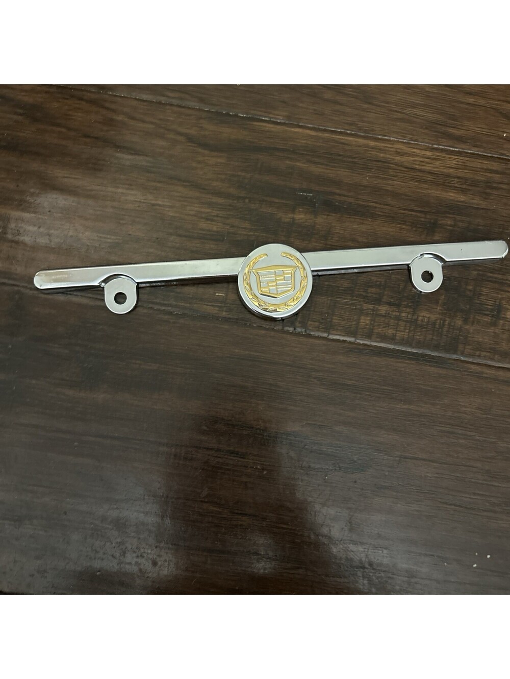 Vintage Cadillac Car Emblem For top Of  License Plate 11” Cruiser Accessories